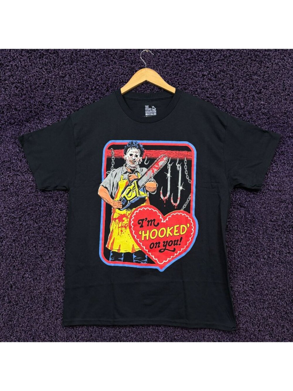 The Texas Chainsaw Massacre Im Hooked on You Promo T-Shirt L